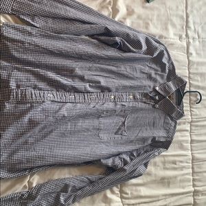 Men’s flannel long sleeve button Down